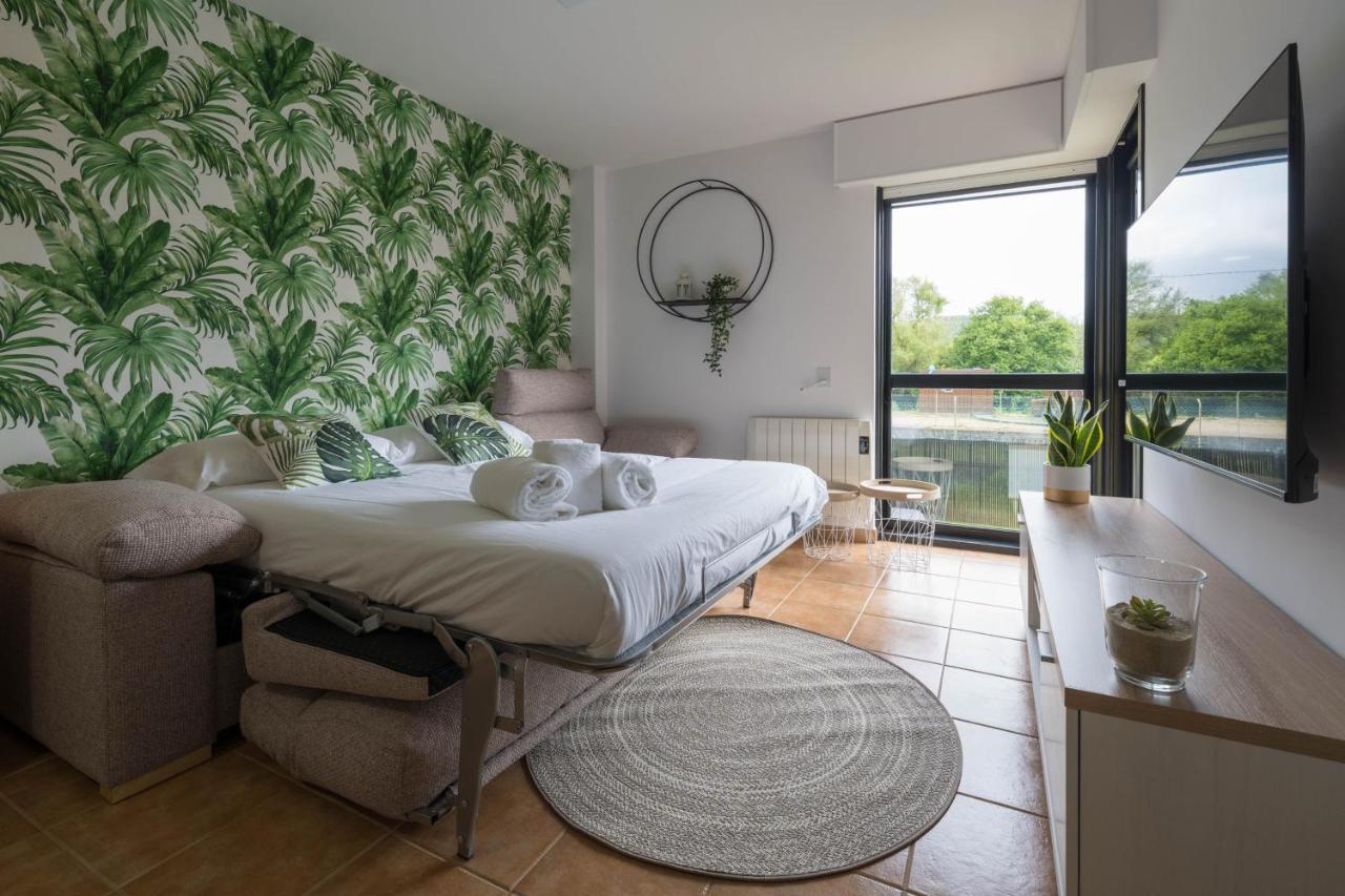 Garden Fisterra - Jacuzzi, Jardin Privado Y Vista Mar Apartment Bagian luar foto
