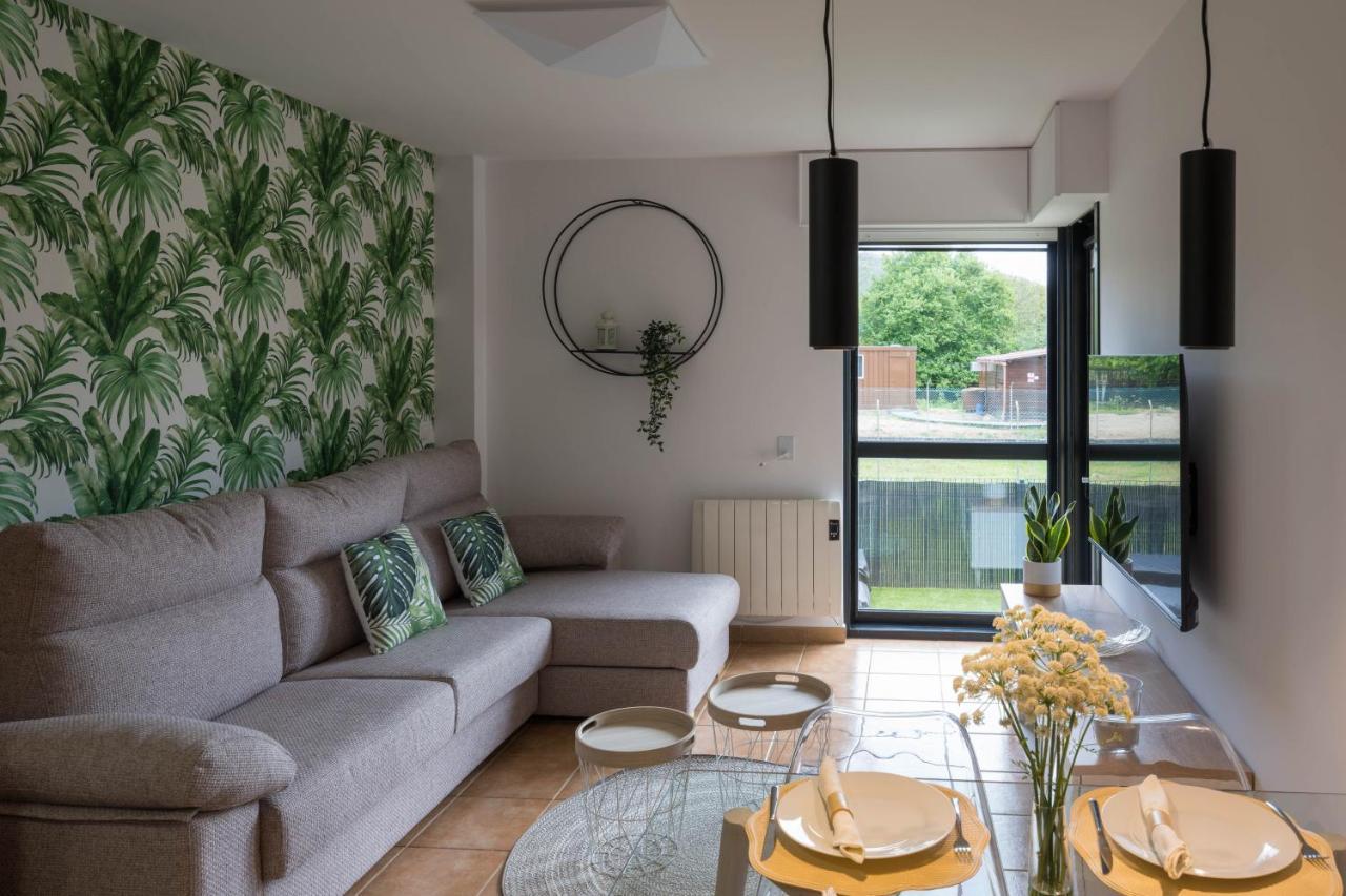 Garden Fisterra - Jacuzzi, Jardin Privado Y Vista Mar Apartment Bagian luar foto