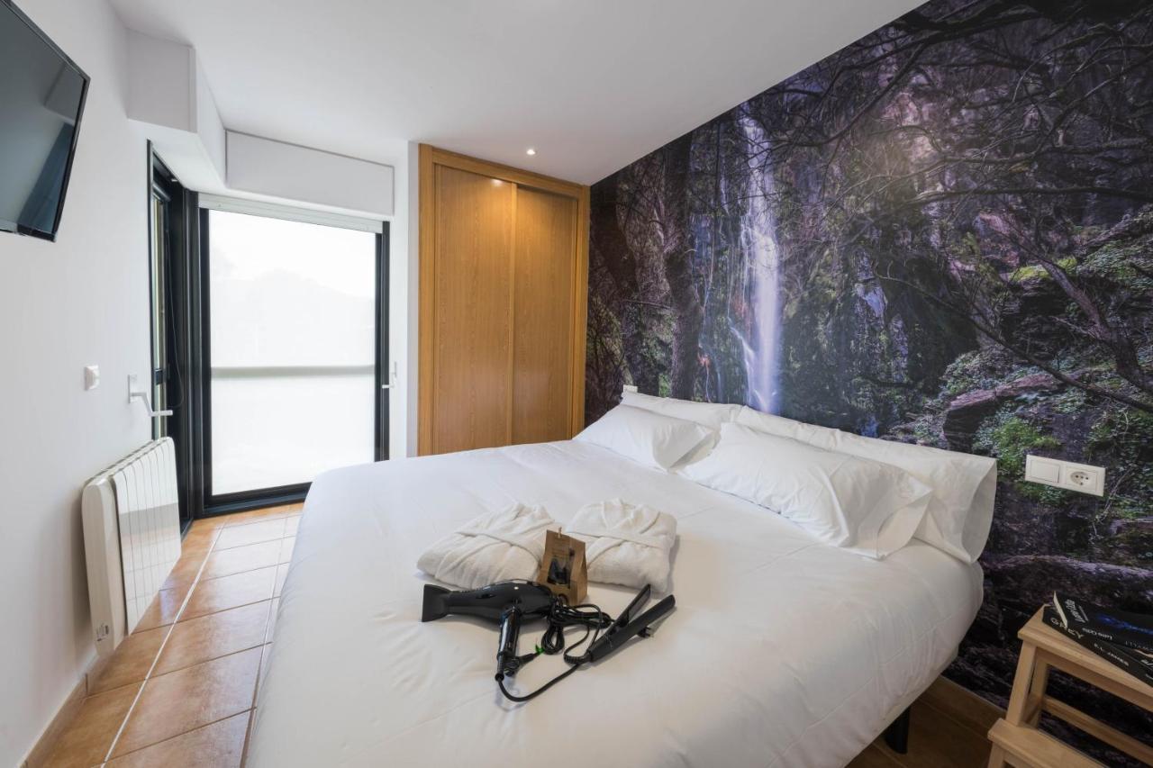 Garden Fisterra - Jacuzzi, Jardin Privado Y Vista Mar Apartment Bagian luar foto