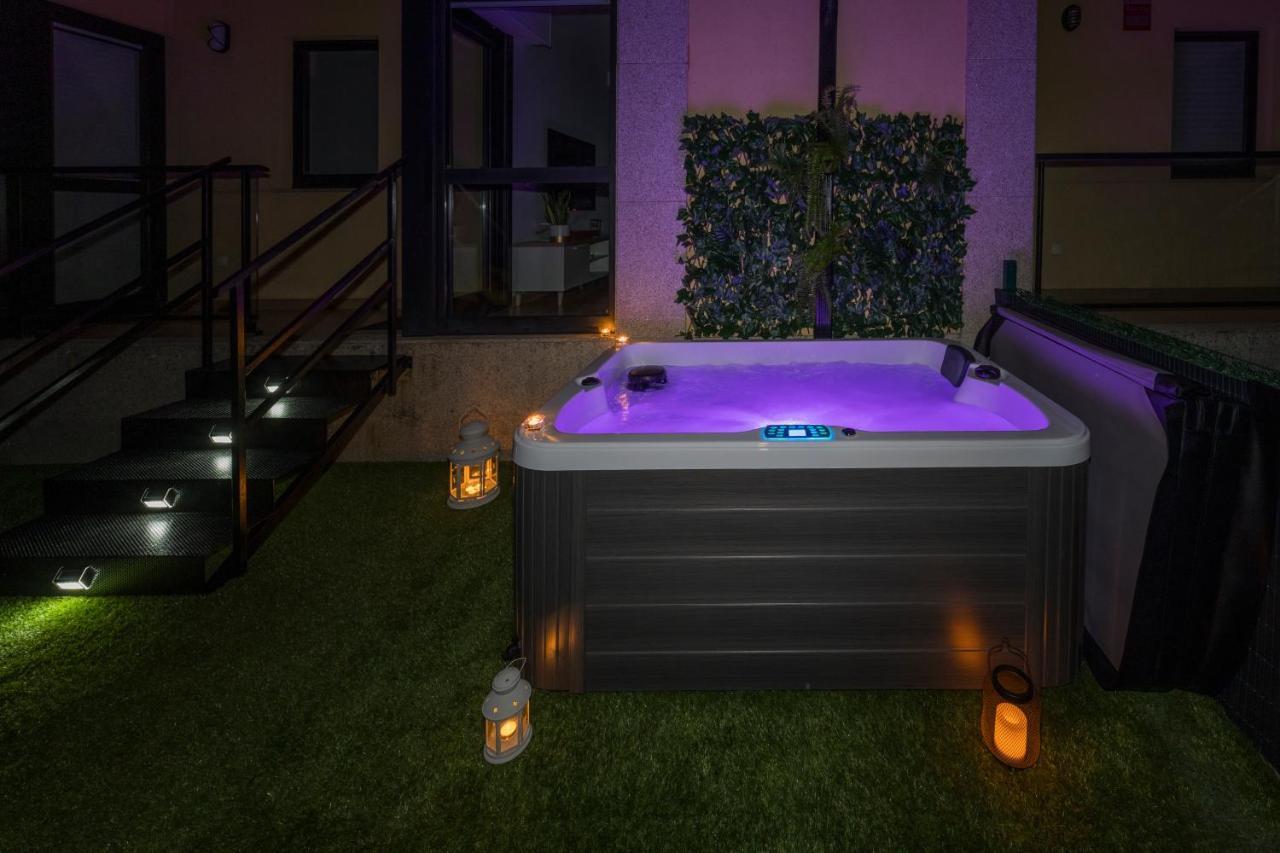 Garden Fisterra - Jacuzzi, Jardin Privado Y Vista Mar Apartment Bagian luar foto