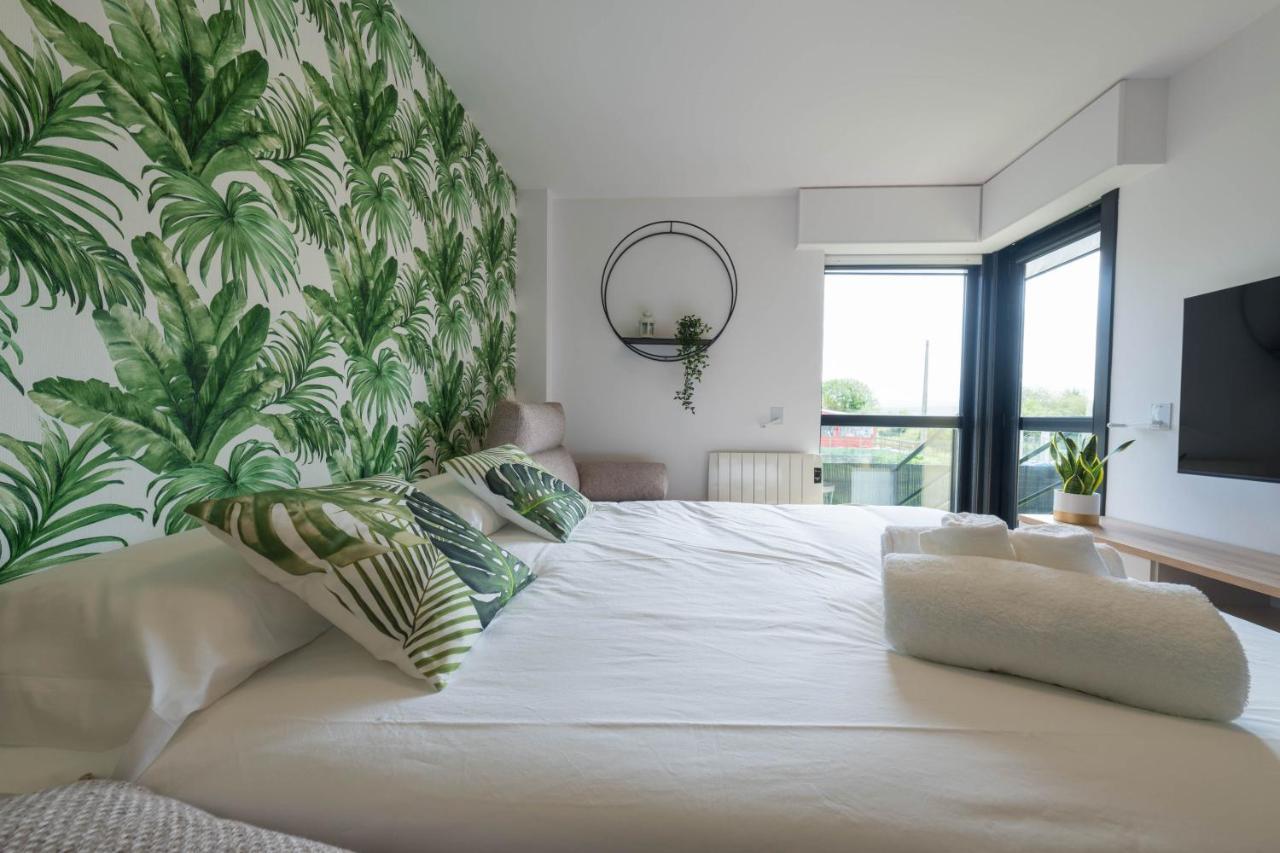 Garden Fisterra - Jacuzzi, Jardin Privado Y Vista Mar Apartment Bagian luar foto