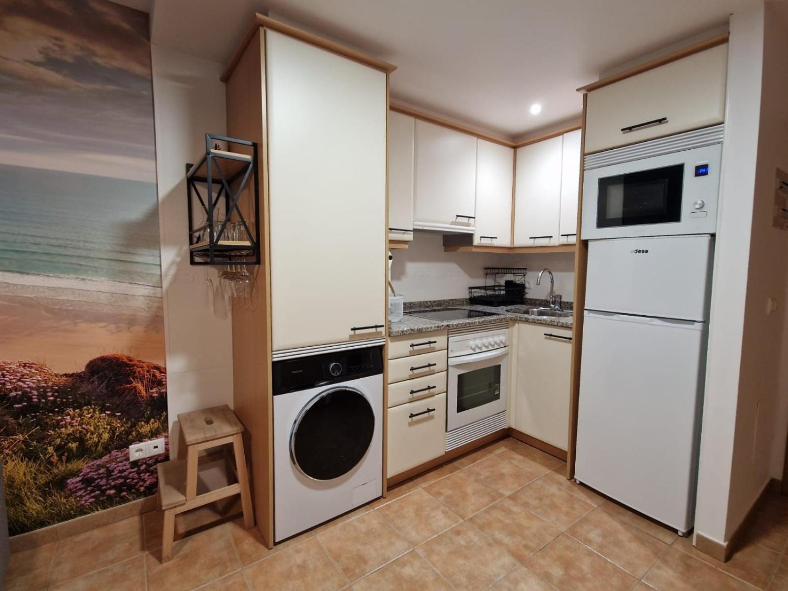 Garden Fisterra - Jacuzzi, Jardin Privado Y Vista Mar Apartment Bagian luar foto